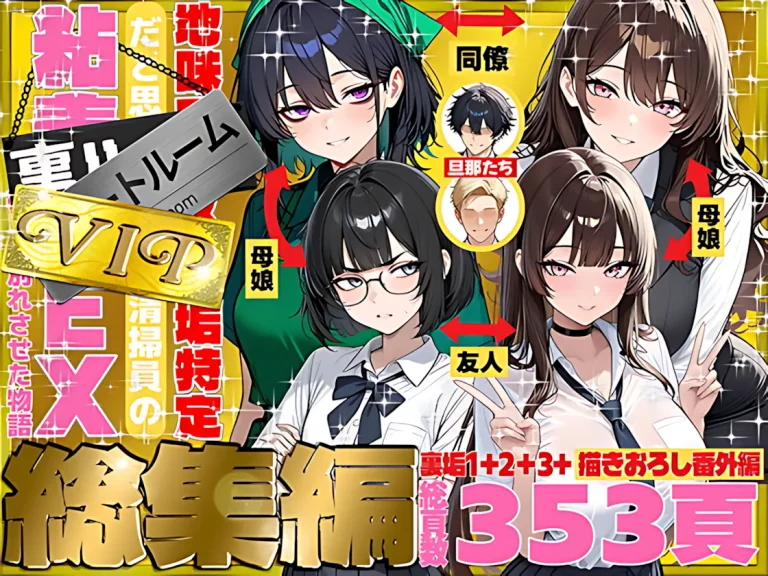 『地味でブスだと思ってた新人清掃員の裏垢特定-粘着SEXで彼氏と別れさせた物語-VIP-総集編』-1.webp